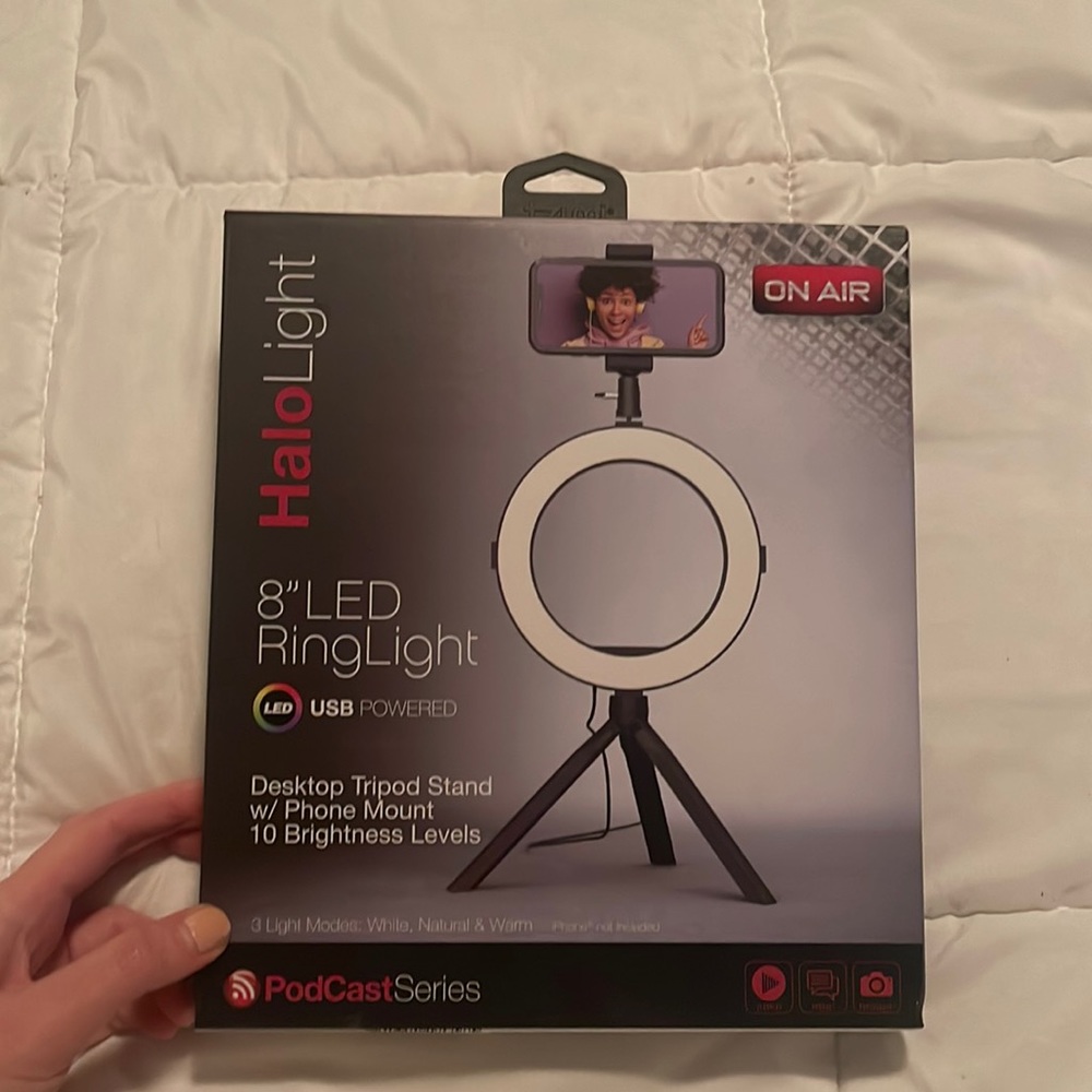 Halo Light LED Desktop Tripod